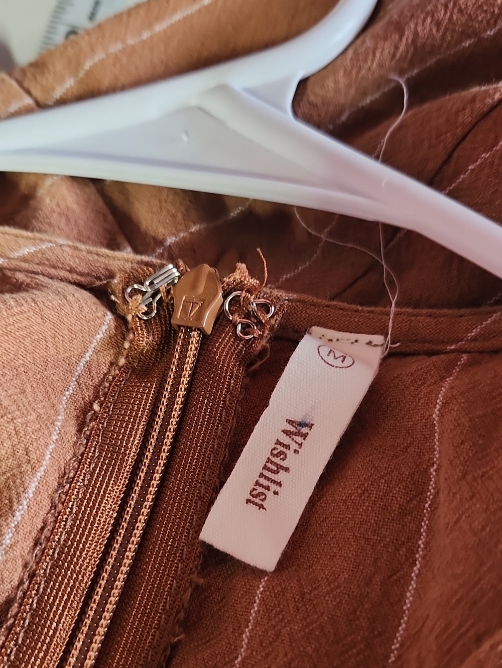 Wishlist Tan Brown Sleeveless Jumpsuit - Picture 3 of 4